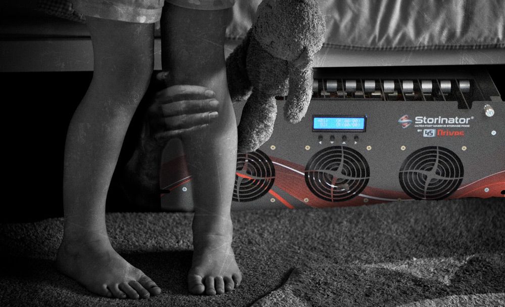 Social Horror storage setup